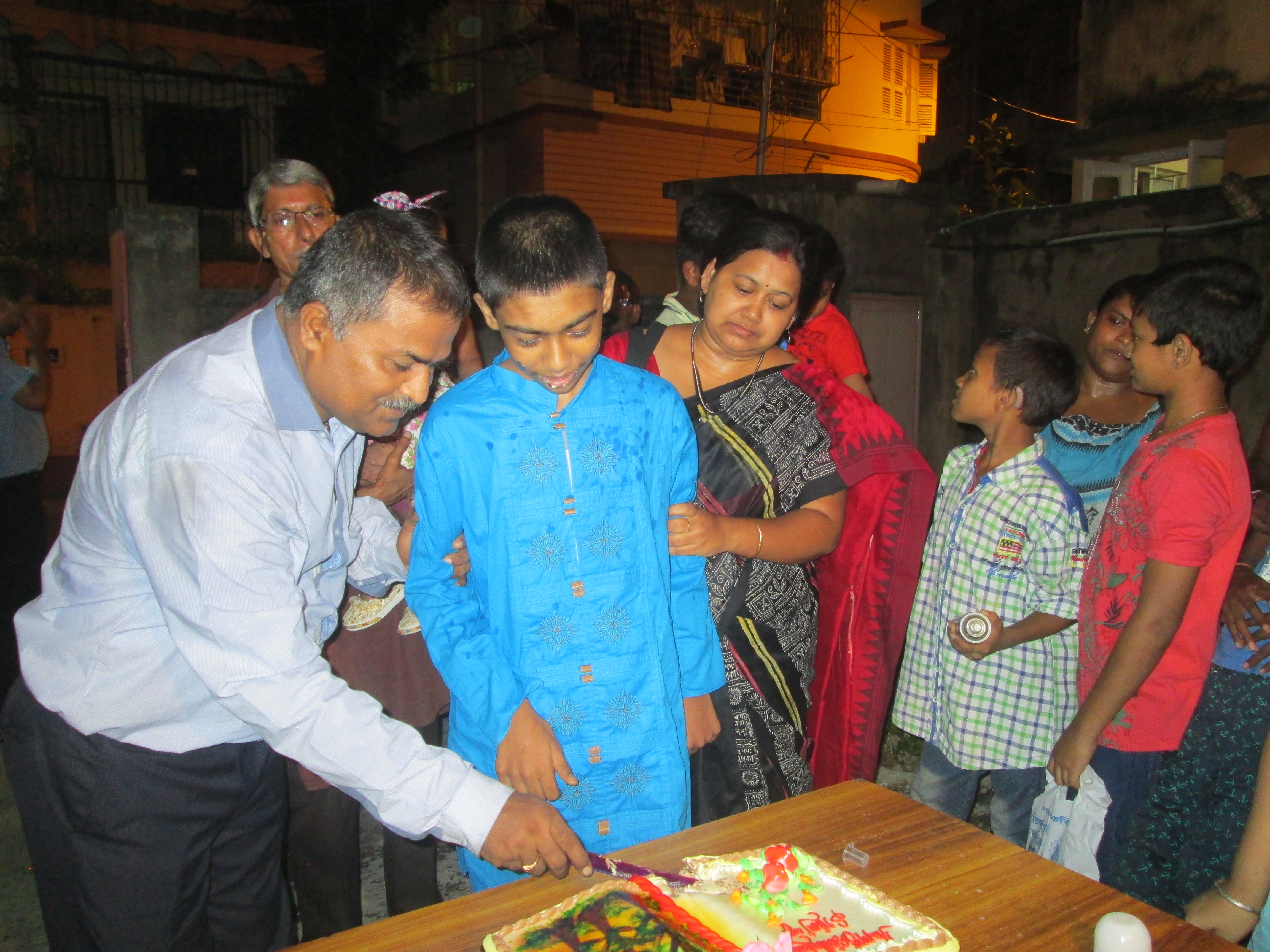 Welcoming guest at NGO